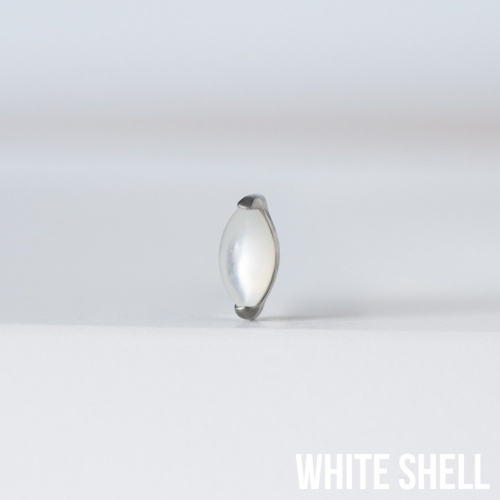 Накрутка Almond Natural Stone White Shell 1.2 мм